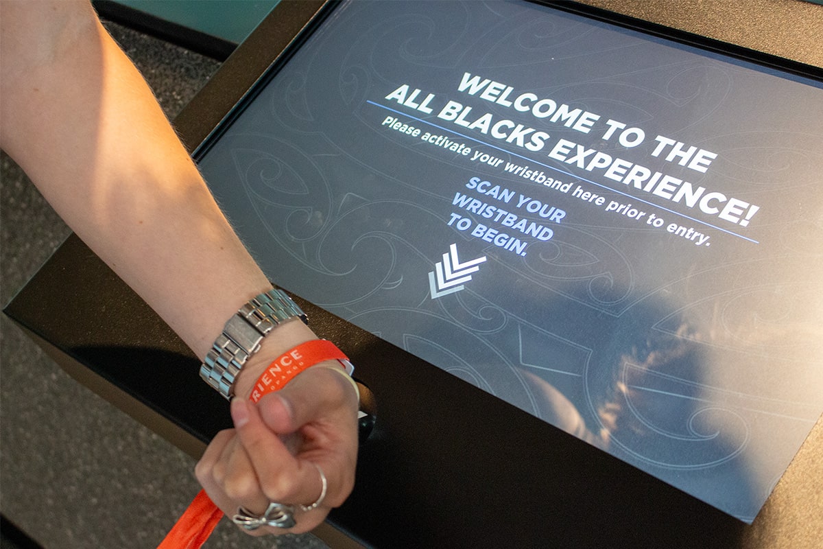 ALL BLACKS EXPERIENCE - RFID REGISTRATION